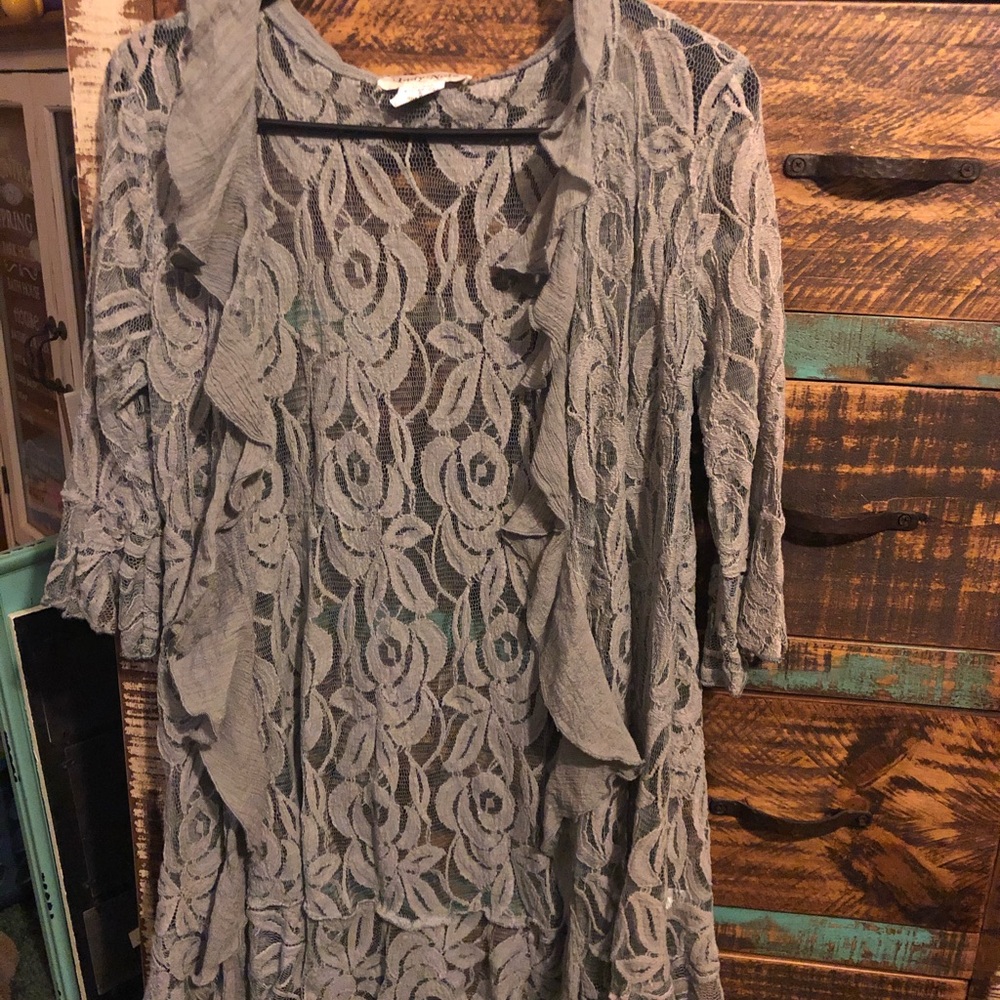 Lace cardigan size small